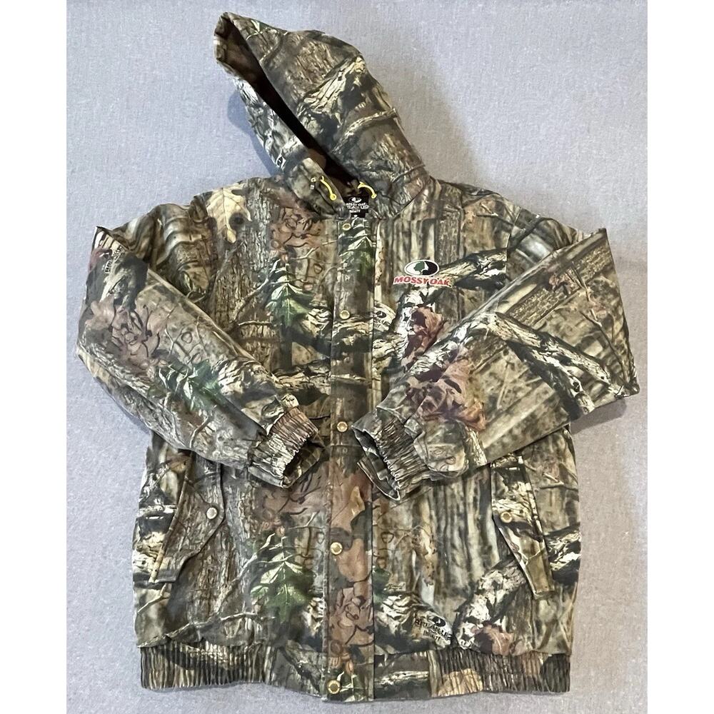 Mossy Oak Break Up Infinity Camo Full Zip Jacket Size Large - Picture 1 of 7